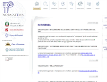 Tablet Screenshot of normattiva.it